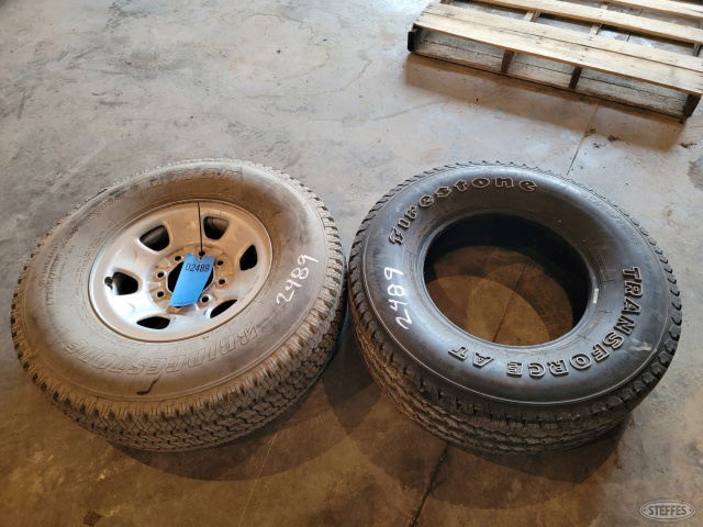 (2) 265/75R16 LT tires